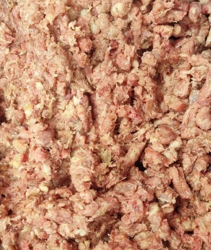 Фарш перепелки из тушки