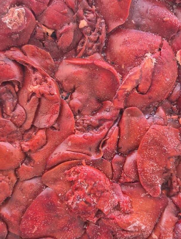 Печень цыплят-корнишонов